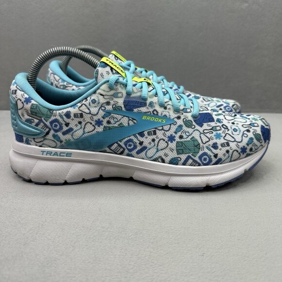 Brooks Shoes - Womens Size 9.5 (B) Brooks Trace 2 Shoes 'Hero Pack' Medical Running Sneakers